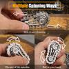 Cool Sprockets Fidget Chain Hand Roller, Assemble Fidget Spinner Ring Toys for Kids Adults, Metal Handheld Sensory Bike Chain Gears Cube, EDC Stress Relief Fidget Toy Kinetic Desk Office Gift view 4