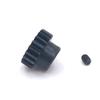 Abbasi Metal Motor Mount Holder and 19T Motor Gear for 144002 144010 124016 124017 Brushless RC Car Parts,Yellow view 2
