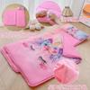 Unicorn Toddler Nap Mats for Preschool Daycare Girls Pink Cartoon Kids Sleeping Mats Toddler Slumber Bag Nap Pad with Removable Pillow for Girls Boys Kindergarten Sleepovers Travel and Camping view 4
