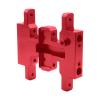OGRC Aluminum Alloy Gearbox Mount Transmission Plate Gearbox Base Upgrade Parts for SCX24 C10 JLU Deadbolt Gladiator Bronco Axial 1/24 Crawler Car (Red) view 4