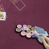 BALIKEN Rectangular 86'' X 50" Blackjack Tabletop Casino Felt Professional Grade Mat view 3