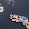 BALIKEN Rectangular 86'' X 50" Blackjack Tabletop Casino Felt Professional Grade Mat view 4