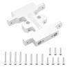 OGRC Aluminum Alloy Gearbox Mount Transmission Plate Gearbox Base Upgrade Parts for SCX24 C10 JLU Deadbolt Gladiator Bronco Axial 1/24 Crawler Car (Silver) view 1