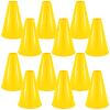 Woanger 12 Pieces Cheer Megaphone for Party Favors Sports Cheers Party Noisemaker DIY Plastic Megaphone for Sports Match Mardi Gras Outdoor Activities(Yellow) view 1