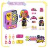 KOOKYLOOS Mel's Wardrobe - Over 18 Fashion Accessories & Exclusive Doll with 3 Fun Expressions - Includes Clothes, Accessories & Shoes, Hangers, Drawers & 3 Stickers view 2