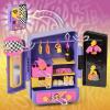 KOOKYLOOS Mel's Wardrobe - Over 18 Fashion Accessories & Exclusive Doll with 3 Fun Expressions - Includes Clothes, Accessories & Shoes, Hangers, Drawers & 3 Stickers view 4