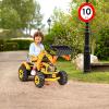 OLAKIDS Kids Ride On Excavator Digger Cart, 12V Battery Powered Construction Tractor with Working Bucket, Horn, Battery Powered Front Loader Digger for Toddlers, Pretend Play Toy Car (Orange) view 2