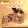 Flever Dollhouse Miniature DIY House Kit Creative Room with Furniture for Romantic Valentine's Gift (Happy House) view 3