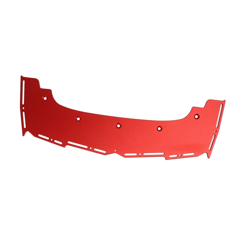 ARRMA 1/7 1/8 RC Car Front Bumper - 11.9in Wide Aluminium Alloy High Strength Protective Bar (Red)