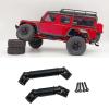 XSYGO Drive Shaft Steel Front Rear Center Driveshafts for 1/18th TRX4M Defender Bronco RC Crawler Car Upgrades (Black) view 4