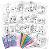 Nebulous Stars Watercoloring Book Set Featuring Estrelia 20 Unique Illustrations, 15 Watercolor Pencils, Refillable Brush, and Artistic Tools for Kids Ages 7+ view 4