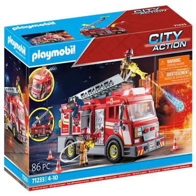 Playmobil Fire Truck with Accessories and 2 Figures
