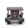 General Jim's MOC Retro Carriage Building Blocks City Train Track DIY Scene 90 Piece Modular Building Blocks Caboose Train - for All Building Levels view 1