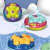 Baby Bath Toys for Toddlers, Spray Water Baby Bathtub Toy, Automatic Sprinkling and Rotating, Swimming Pool Bathroom Shower Floating Water Spraying Toys for Infant Kids Boys Girls - Elephant view 2