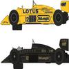 Scalextric Grand Prix 1980's Lotus 98T vs Lotus 99T 1:32 Slot Car Race Track Set C1432T view 2