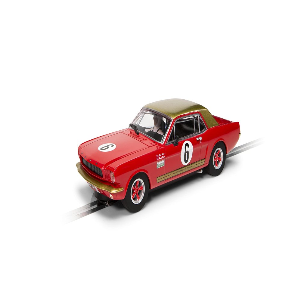 Scalextric Ford Mustang Alan Mann Racing #6 1:32 Slot Race Car C4339