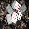 Bicycle Cinder Premium Playing Cards, Silver Smoke Foil, 1 Deck view 4