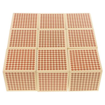 Leefasy Montessori Thousand Cubes Addition Subtraction Multiplication Division Learn