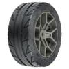 Pro-Line Racing 1/8 Vector S3 F/R 35/85 2.4 BELTED MTD 14mm Gray PRO1020410 RC Tire view 1