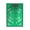 Bicycle Jacquard Premium Playing Cards, Silver and Emerald Green, 1 Deck view 2