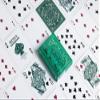 Bicycle Jacquard Premium Playing Cards, Silver and Emerald Green, 1 Deck view 3