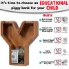 Piggy Bank for Kids Boys Girls, Wooden Large Letter Piggy Bank Alphabet Money Bank with Initial Y, Coin Bank Fun Gifts for Birthday, Christmas, Festival, Baby Shower view 4