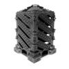Dwarven 4 Player Druid Dice Tower Tabletop Games D&D (Black) view 1