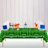 Mixweer 6 Pcs Soccer Plastic Tablecloth Party Decorations 54 x 108 Inch Disposable Plastic Table Cover for Soccer Birthday Party Decorations view 4