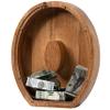 Piggy Bank for Kids Boys Girls, Wooden Large Letter Piggy Bank Alphabet Money Bank with Initial O, Coin Bank Fun Gifts for Birthday, Christmas, Festival, Baby Shower view 1