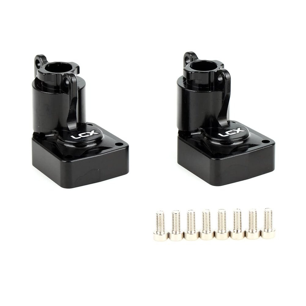 LCX Racing 1/18th RC Crawler Car Rear Portal Axles Aluminum Portal Axle Components for Axial Capra UTB18 Unlimited Trail Buggy, Upgrades Parts Accessories (Portal Housing)