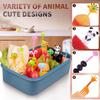 160PCS Food Picks for Kids with Storage Box, Kids Lunch Accessories for Bento Box, Animal Kids Food Picks for Picky Eater, Cute Toothpicks for Food Fruit, Fun Toddler Food Picks - BPA Free view 4
