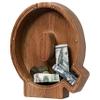 Piggy Bank for Kids Boys Girls, Wooden Large Letter Piggy Bank Alphabet Money Bank with Initial Q, Coin Bank Fun Gifts for Birthday, Christmas, Festival, Baby Shower view 1