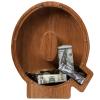 Piggy Bank for Kids Boys Girls, Wooden Large Letter Piggy Bank Alphabet Money Bank with Initial Q, Coin Bank Fun Gifts for Birthday, Christmas, Festival, Baby Shower view 2