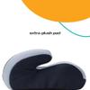 Cosco Topside Backless Booster Car Seat, Lightweight Booster Seats for Cars 40-100 lbs, Backless Booster Seat for Car, Rainbow view 4