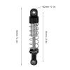 4Pcs RC Shock Absorber Set, Metal Adjustable Oil Shocks for 1/18 1/16 RC Crawler, Compatible with TRX4M, WPL C14 C24, MN D90, Axial Capra Upgrade Parts view 2