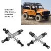 4Pcs RC Shock Absorber Set, Metal Adjustable Oil Shocks for 1/18 1/16 RC Crawler, Compatible with TRX4M, WPL C14 C24, MN D90, Axial Capra Upgrade Parts view 4