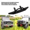 OUKENS RC Car Front Bumper Metal Aluminium Car Defender with Trailer Buckle for MN D90 D91 D96 MN99 MN99S Defender 1/12 RC Car(Black) view 2