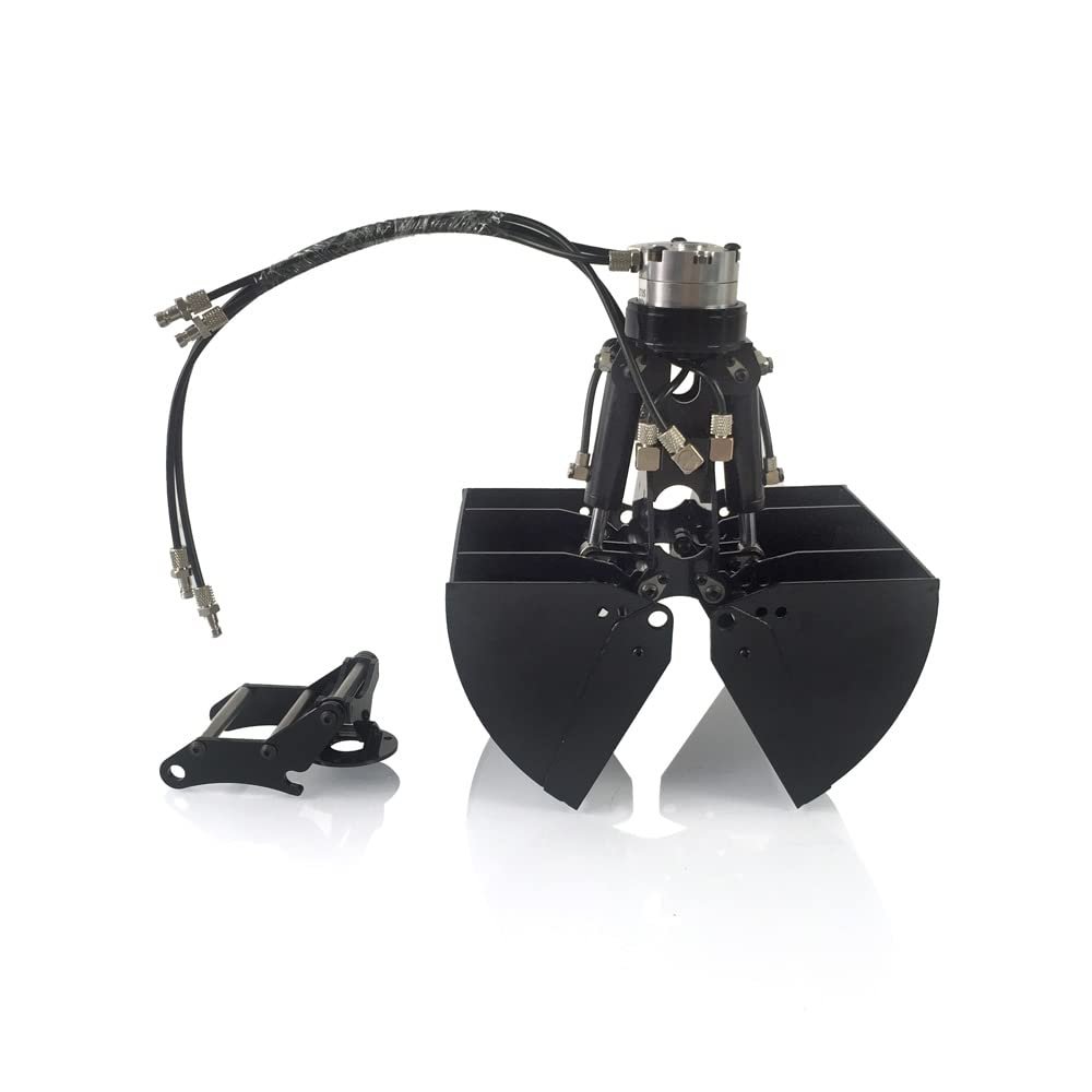 TOUCAN RC HOBBY Metal Clamshell Bucket for DIY 1/14 946 946-3 Tracked Wheeled RC Excavator Model