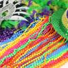 GiftExpress 72pc 33" 7mm Neon Beaded Necklaces, Bulk Mardi Gras Party Beads Necklaces, Holiday Beaded Costume Necklace for Party view 2
