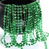 GIFTEXPRESS Green Shamrock Bead Necklaces - 72 Piece Party Favor Clover Beads for Men, Women & Kids - 33" Plastic Decoration Beaded Necklace - Bulk Pendant Accessories for St. Patricks Day, Mardi Gras & Christmas view 3