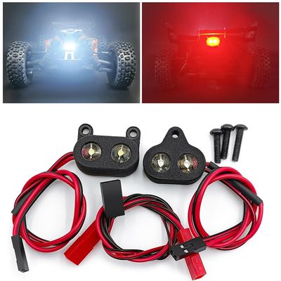 QUPA AM STORE 1Set LED Lights Kit Front & Rear Light for Spotlight for 1/8 Typhon 4WD V3 3S BLX Brushless Buggy Upgrades