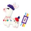 C.S. Kids Magic World DIY Personalised Sewing Kit - SA21 My Llama |Frist Sewing Arts & Crafts Gifts | Educational Sewing Kit for Kids(Safety Needle & Instruction Included) view 2