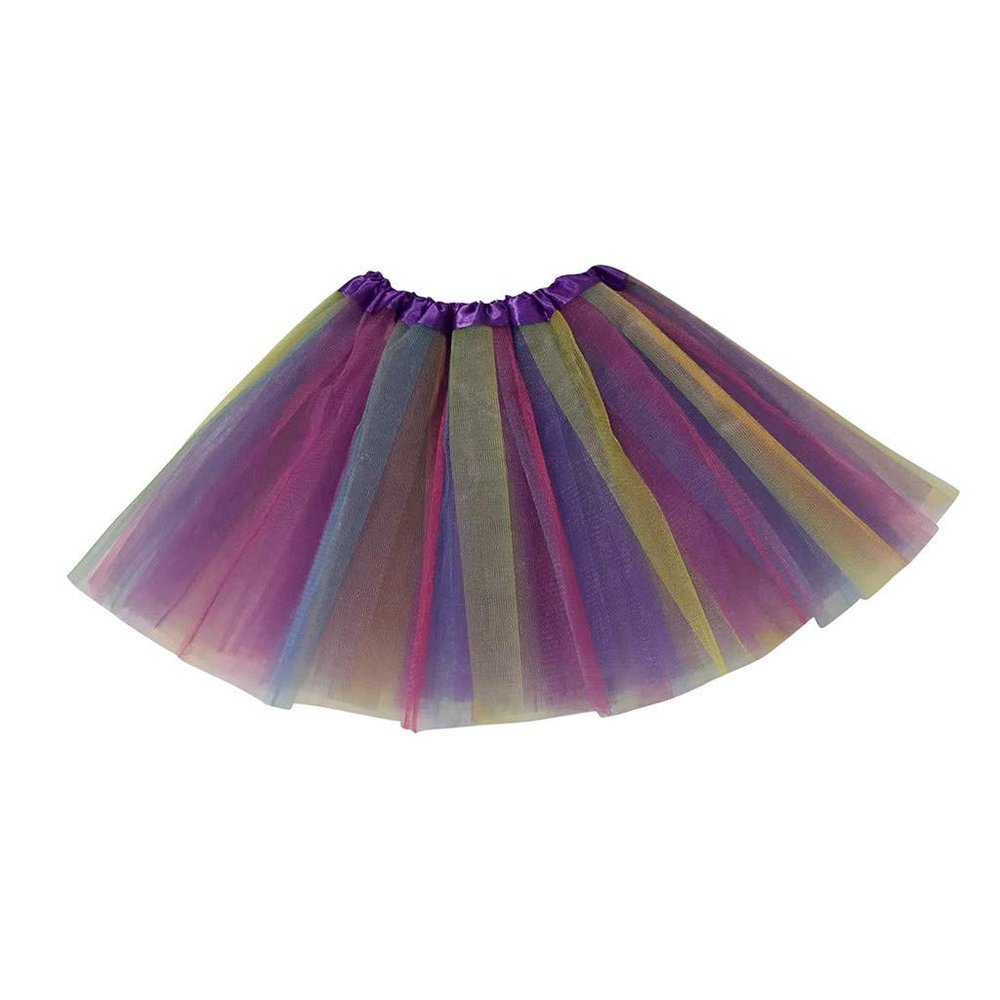 Baby Girls Tulle Skirt Kids Skirt Multicolor Ballet Costume Girls Dress&Skirt Partywear Princess (Purple, 2-8 Years)