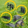 Qcar 3 in 1 Skid Steers Loader Construction Vehicles Toys,1:50 Scale Diecast Site Loader with Metal Forklift and Grab Shovel Set, Toy Trucks for Kids 8,9,10,11,12 Year Old and up(Green) view 2