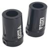 NHX RC Aluminum Straight AXLE Adapter/Rear Lockout for Axial Wraith / RR10 -Black view 1