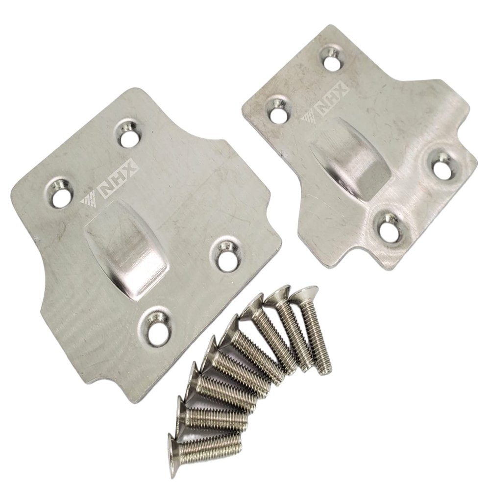 NHX RC Stainless Steel Front/Rear Skid Plates for 1/8 BLX Kraton/Outcast/Talion/Typhon