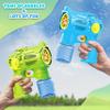 2-Pack Bubble Gun Set with Batteries  Automatic Bubble Blower Toys for Kids & Toddlers | 1 Blue + 1 Green Bubble Shooter with Solution Included | Outdoor Fun & Ready to Play view 3