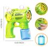 2-Pack Bubble Gun Set with Batteries  Automatic Bubble Blower Toys for Kids & Toddlers | 1 Blue + 1 Green Bubble Shooter with Solution Included | Outdoor Fun & Ready to Play view 4