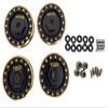NHX RC Black Brass Wheel Weight w/Extended +2mm Hex Adaptor (4) for Axial SCX24 view 1