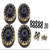 NHX RC Black Brass Wheel Weight w/Extended +2mm Hex Adaptor (4) for Axial SCX24 view 2